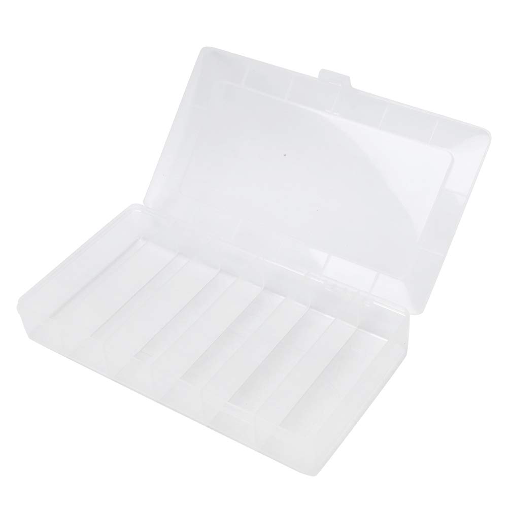 Bnineteenteam 15-Compartment Transparent Grid Guitar Pick Case - Storage Box for Picks, Jewelry & Small Accessories | Perfect for Musicians, Travel & Organizing