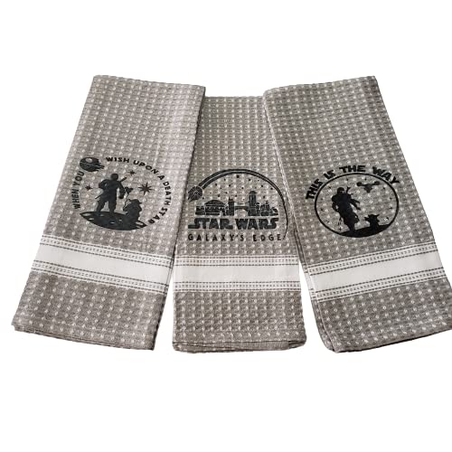 Star Wars Themed Kitchen & Bath Towels - Storm Trooper, Jedi, Darth Vader Designs - Perfect for Cosplay, Gifts & Star Wars Fans