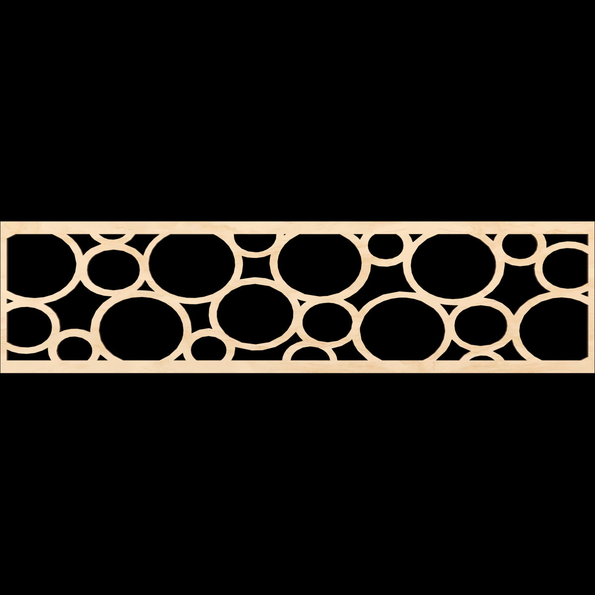 Hemingway Fretwork Moulding - Decorative Wood Trim for Home & Furniture - Perfect for DIY Projects, Wall Paneling, and Cabinet Accents