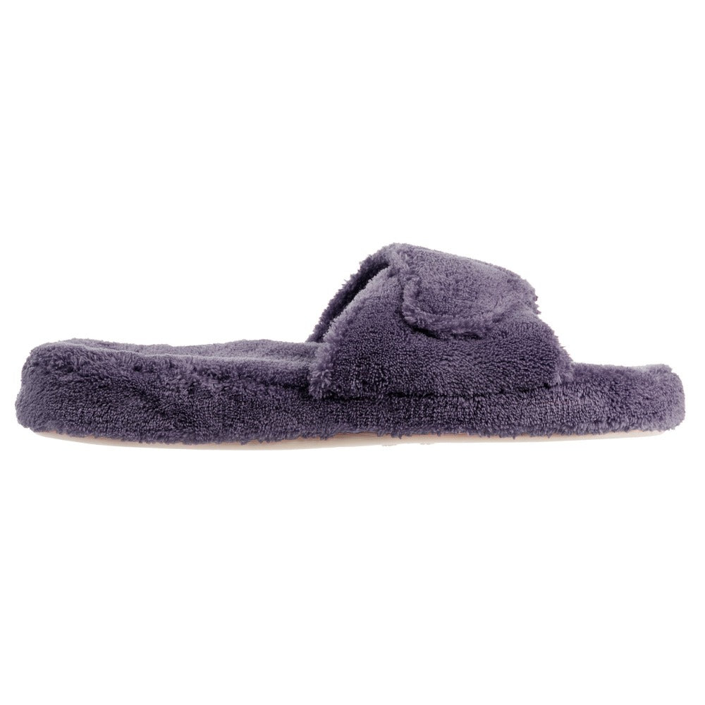 Women's Adjustable Spa Slide Slippers with Cloud Contour® Cushioning - Soft House Slippers for Relaxation, Lounging & Post-Spa Comfort