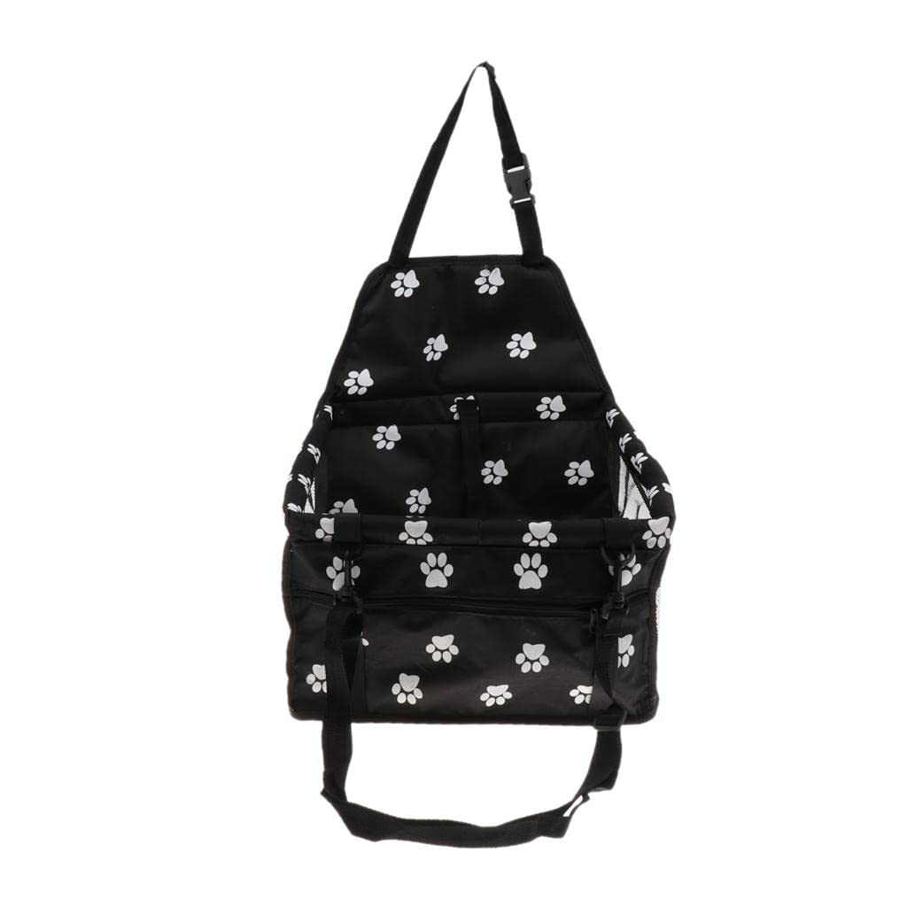 Enakshi Foldable Waterproof Pet Dog Booster Seat for Car Travel - Safe & Comfortable Puppy Car Seat Box in Black | Perfect for Road Trips, Vet Visits & Daily Commutes | Pet Supplies, Dog Carriers & Totes
