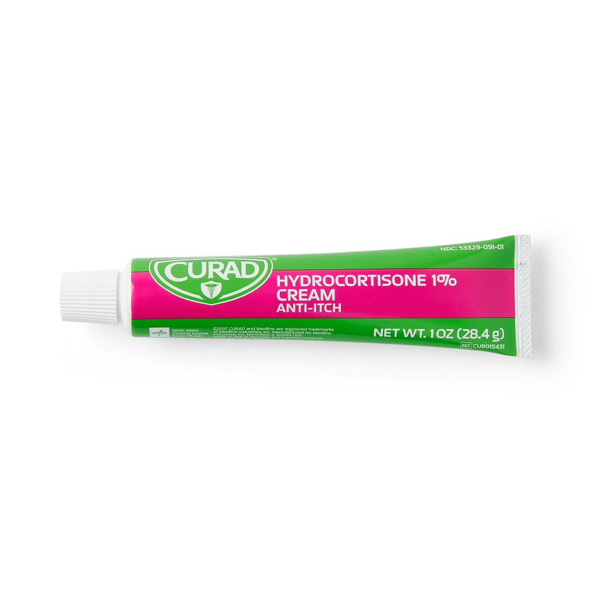 Curad Hydrocortisone Anti-Itch Cream 1% for Fast Itch Relief - Soothes Poison Ivy, Bug Bites & Skin Irritations - Perfect for Outdoor Activities & First Aid Kits