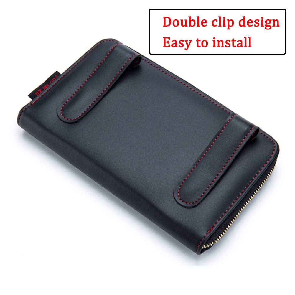 Black Car Visor Tissue Box Holder - Compact & Durable Auto Tissue Dispenser for Sedans, SUVs & Trucks - Perfect for Road Trips, Commuting & Family Travel