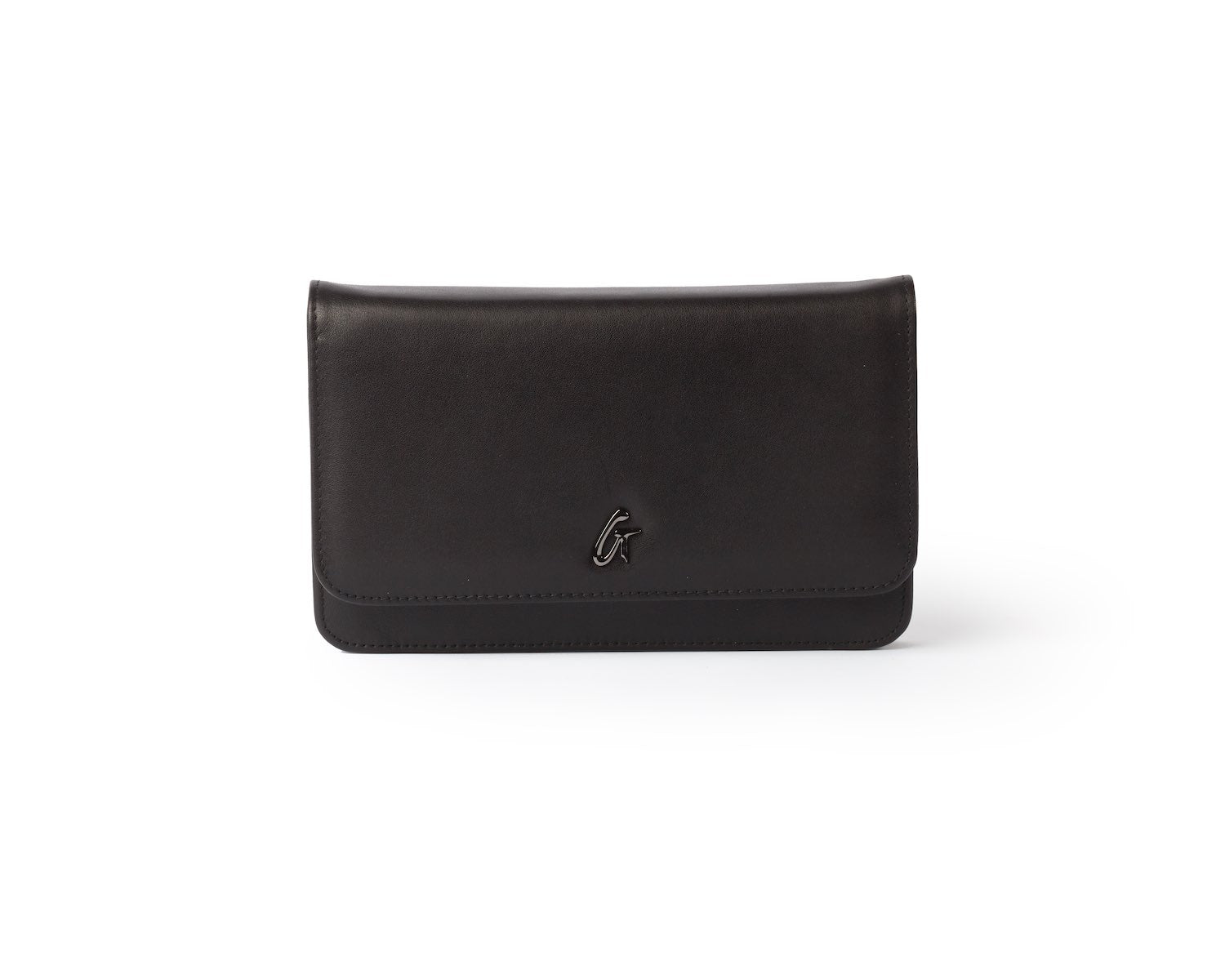 Standard Gunmetal Women's Wallet on Chain (WOC) - Black | Stylish Crossbody Bag for Evening Out & Daily Use