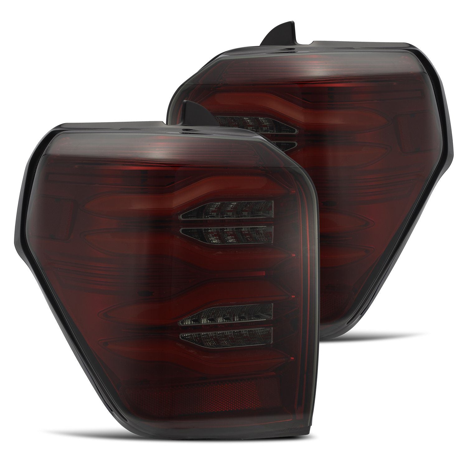 2010-2022 Toyota 4Runner PRO Series LED Tail Lights - Red Smoke Lens - Alpha Rex 690020 - Upgrade for Enhanced Visibility & Style - Perfect for Off-Roading & Night Driving