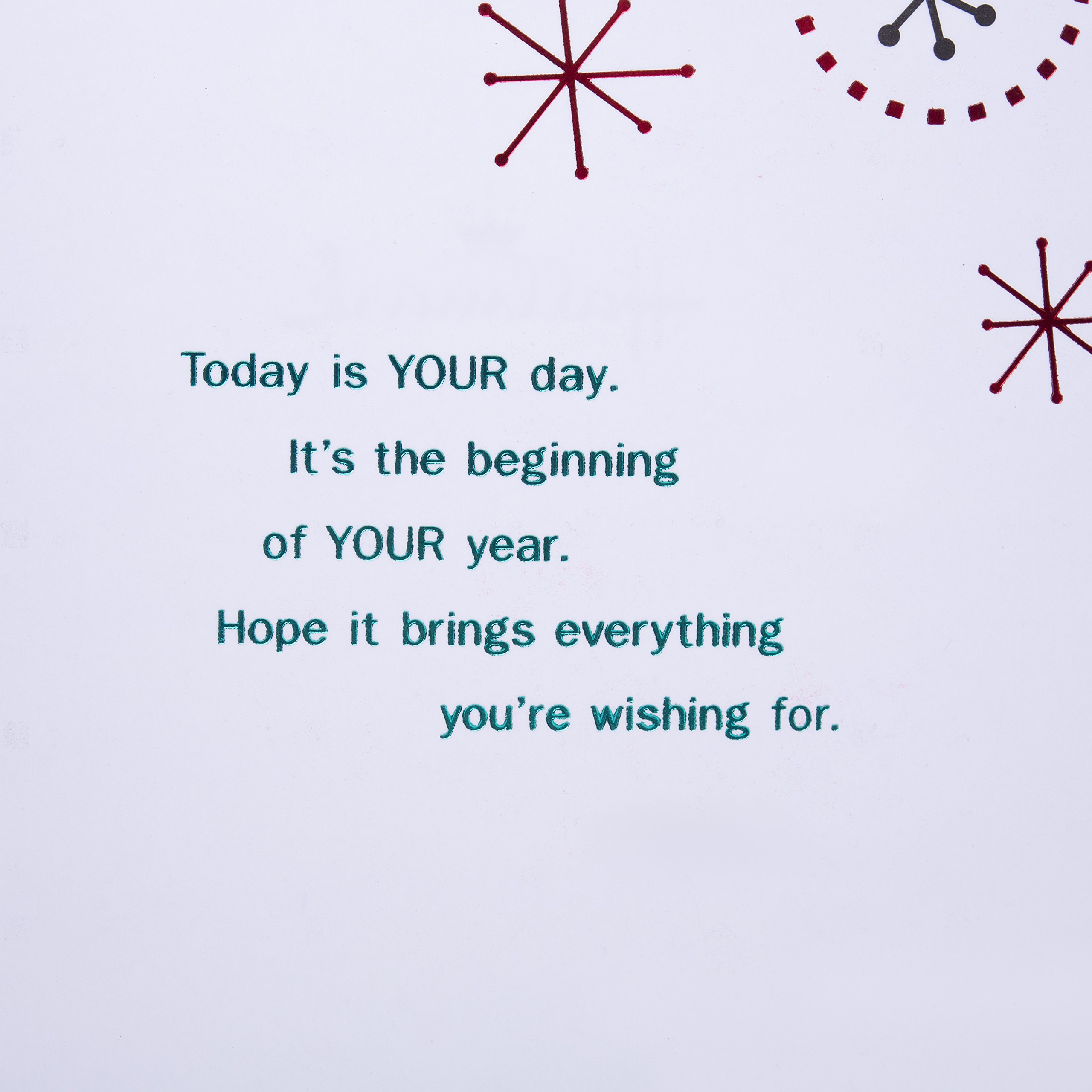 Hallmark 18th Birthday Greeting Card with Multi Foil Design - Perfect for Milestone Celebrations, Graduation Gifts & Coming of Age Parties