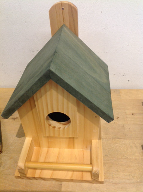 9 Wooden Bird Houses for Outdoor Garden Decor - Handcrafted Natural Wood Birdhouse for Backyard, Patio, and Garden Wildlife Habitat