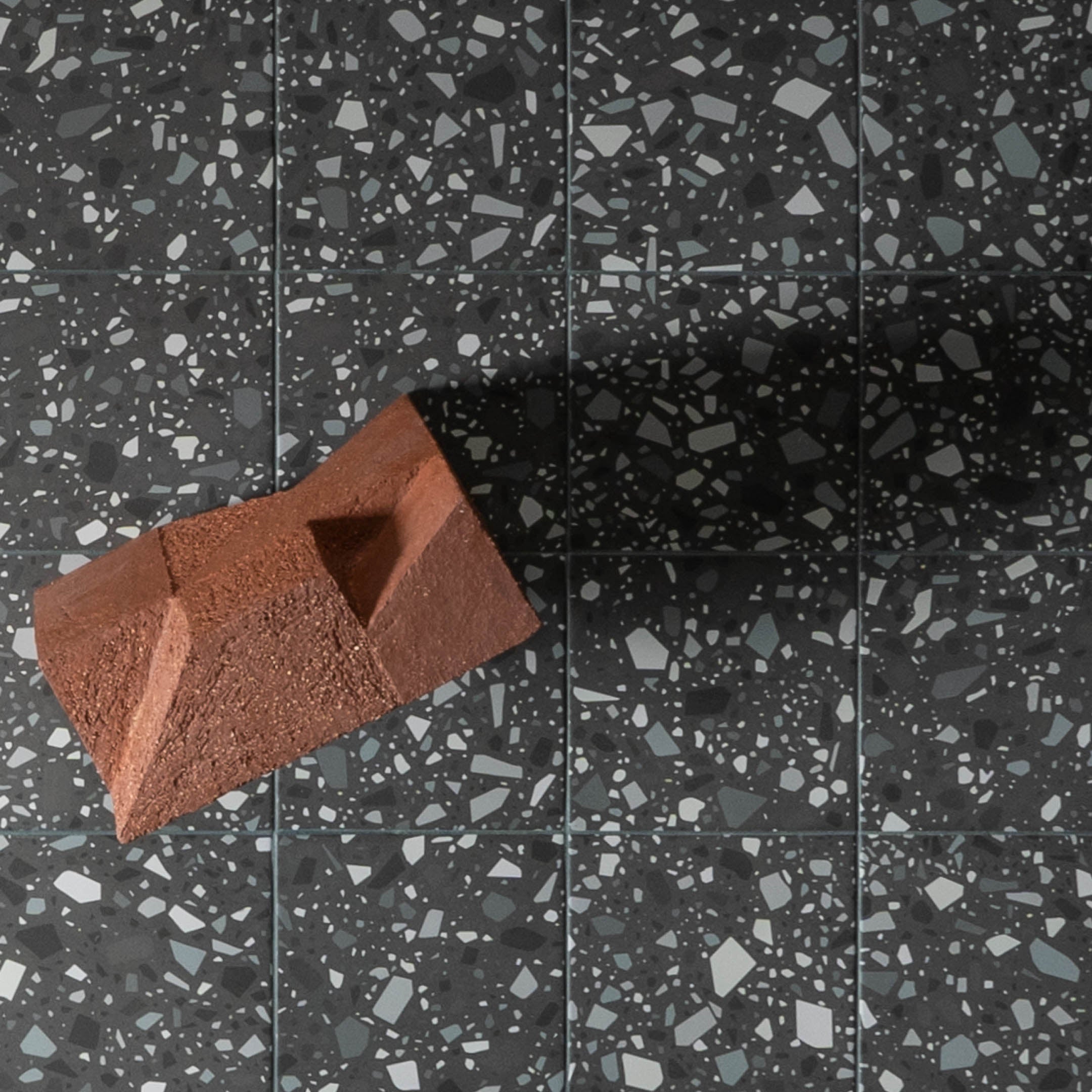 Stylish Confetti Terrazzo Porcelain Tile | Durable & Waterproof Flooring for Kitchen, Bathroom & Outdoor Patio | Orange County