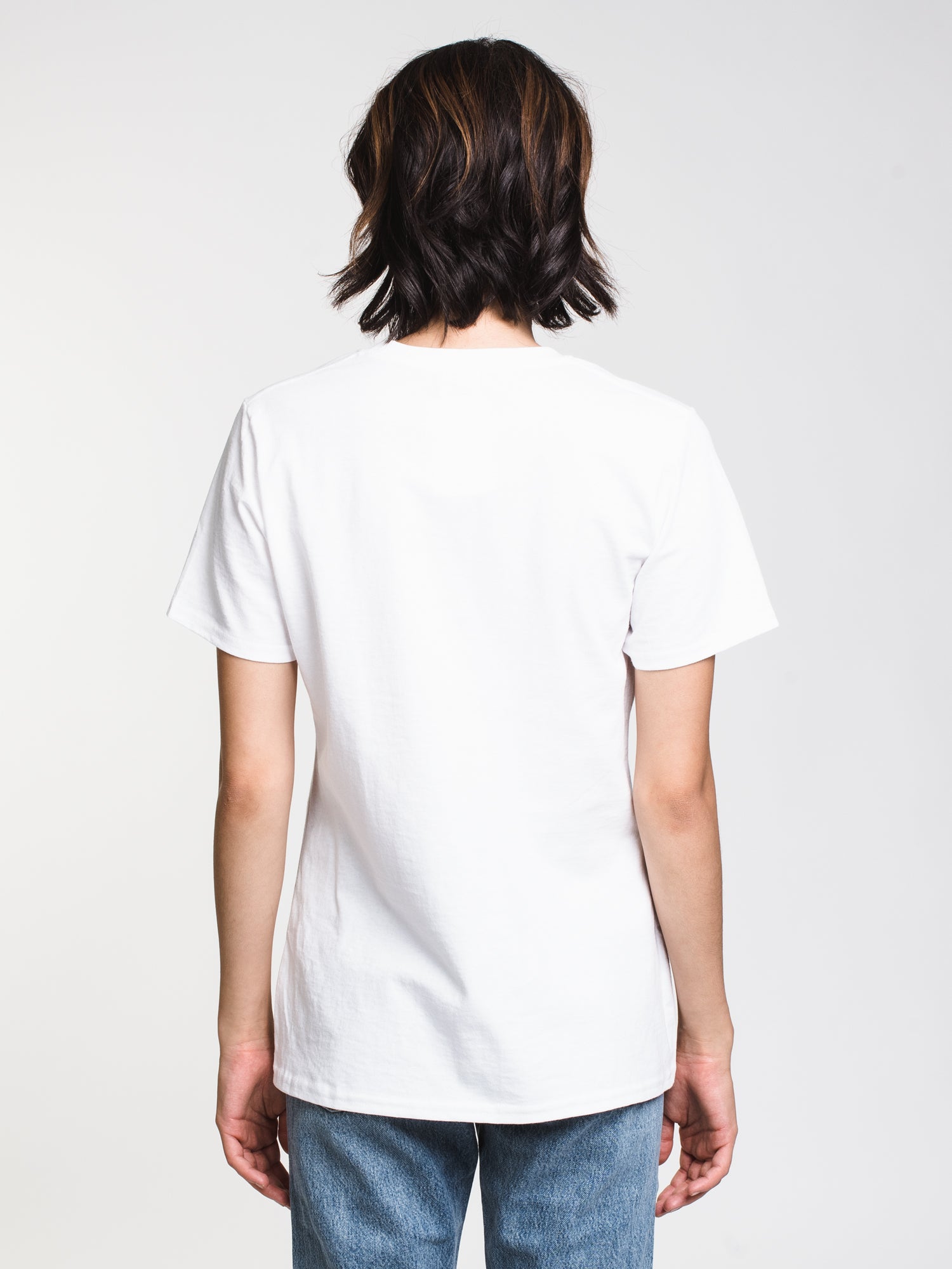 Butterfly White L Women's T-Shirt - Soft Cotton Casual Tee for Everyday Wear | Perfect for Outfits, Layering & Lounge