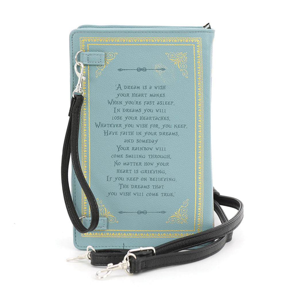 Cinderella Book Handbag - Elegant Disney Princess Inspired Clutch Purse for Women, Perfect for Parties, Weddings & Cosplay