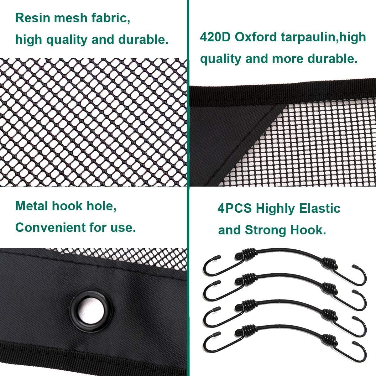 **28x28 Black Air Conditioner Cover - Leaf Guard for Central AC Units, Protects from Leaves, Cottonwood & Debris - Ideal for Outdoor Use in All Seasons**