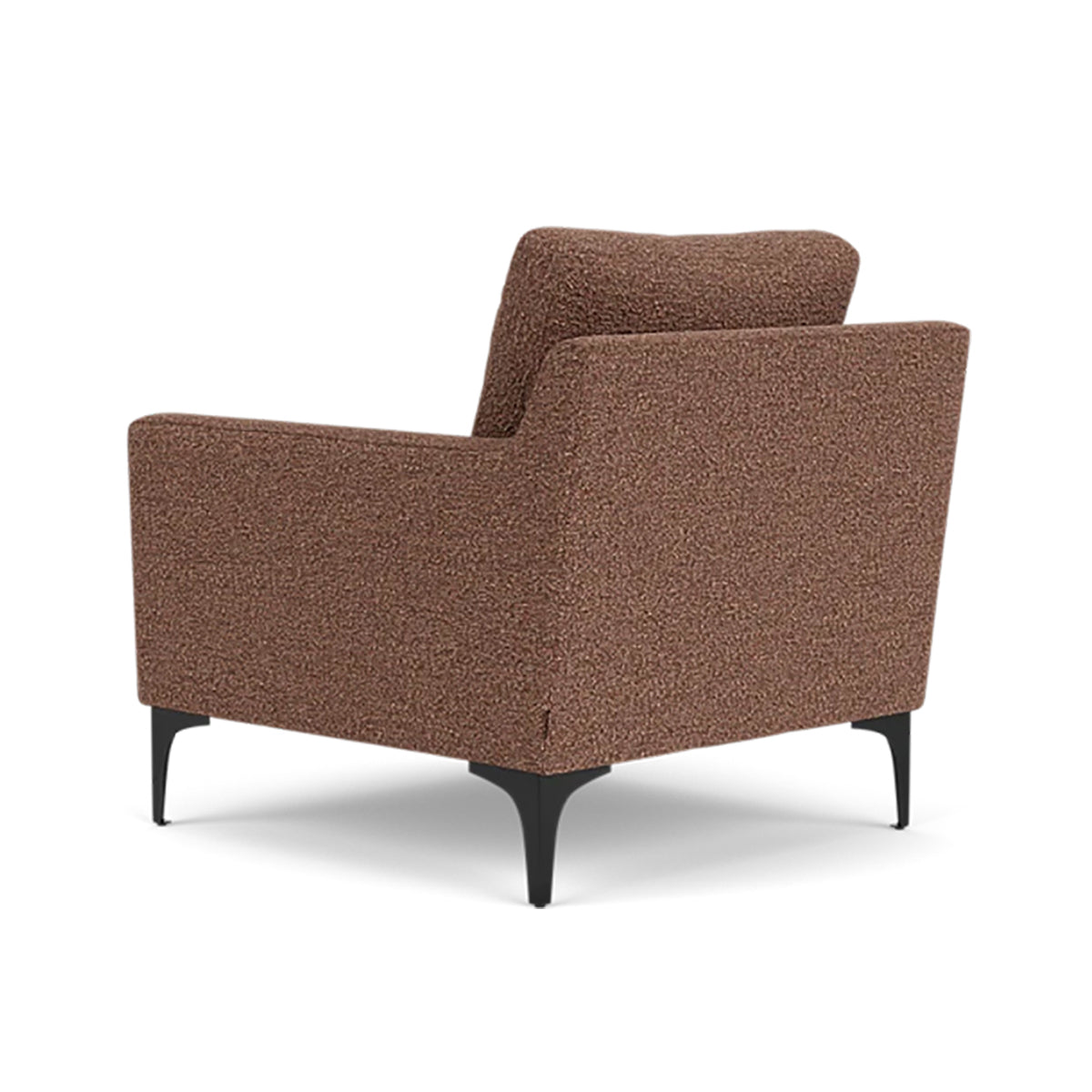 Astha Boucle Armchair - Modern Velvet Accent Chair for Living Room, Bedroom & Office - Soft Upholstered Lounge Chair with Solid Wood Legs - Stylish Home Decor for Cozy Reading Nook & Relaxation