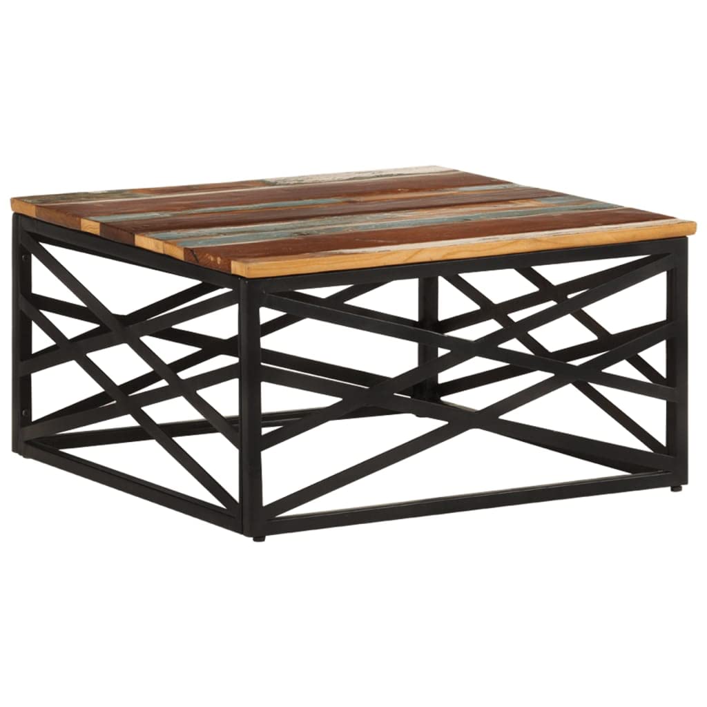 Solid Reclaimed Wood Square Coffee Table - 26.8