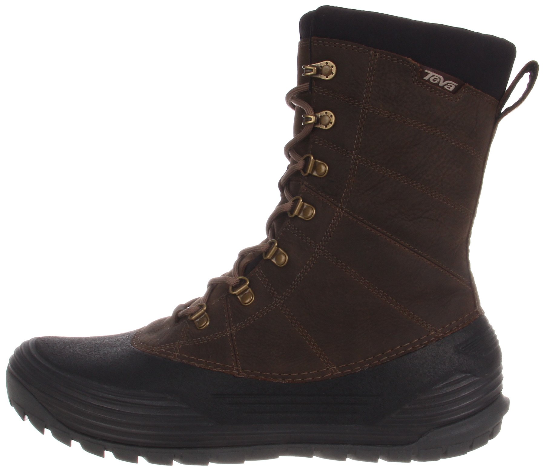Teva Men's Bormio Insulated Winter Boots - Waterproof Hiking Boots for Snow, Cold Weather & Outdoor Adventures - Perfect for Camping, Trekking and Winter Activities