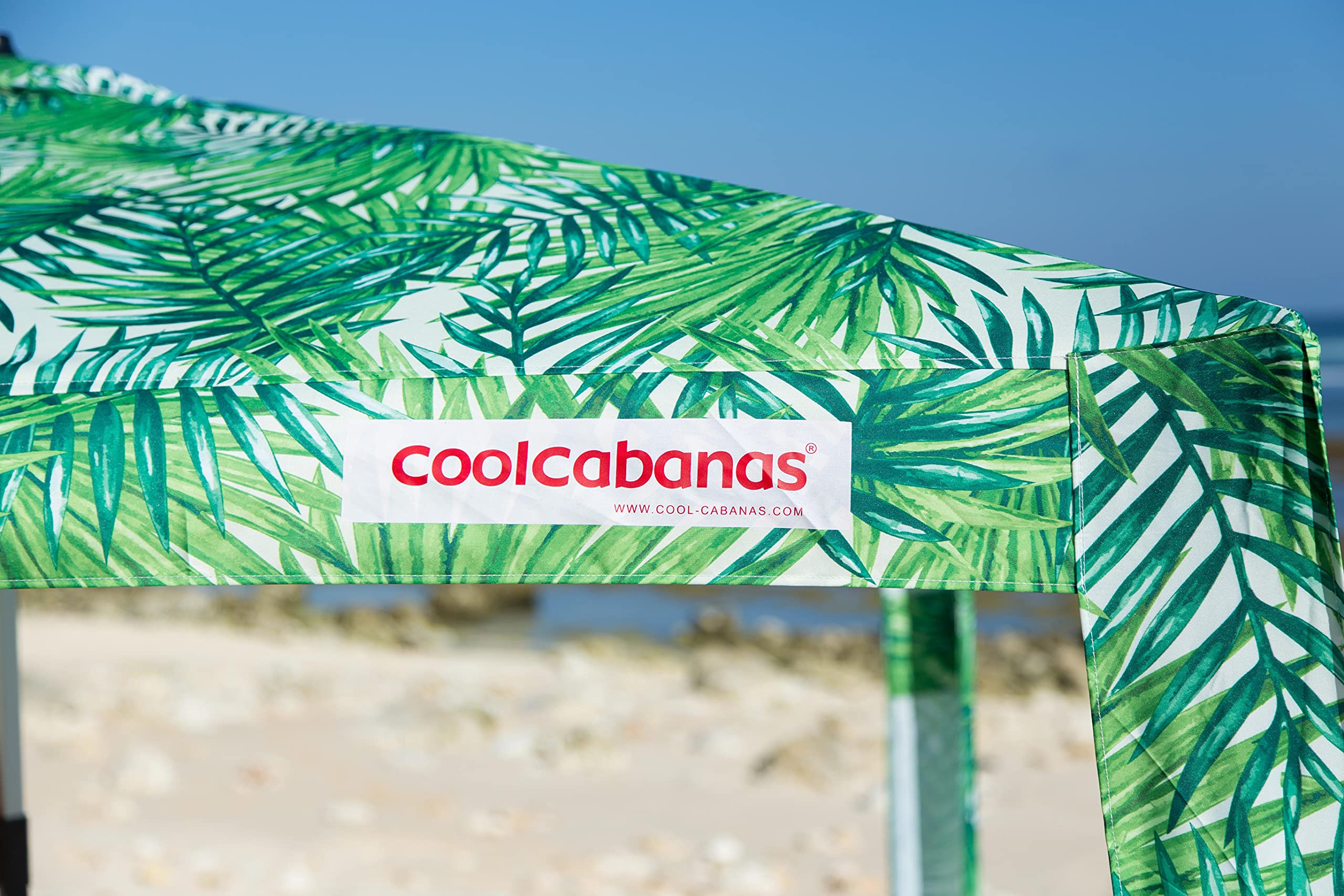 COOLCABANAS - Original CoolCabana 5 Beach Cabana Sun Shade Shelter Tent (6'6