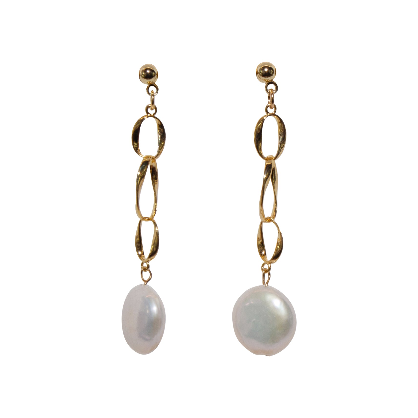 Triple Halo Baroque Pearl Earrings – Vintage Style Dangle Earrings for Women, 925 Sterling Silver Jewelry, Perfect for Weddings, Parties & Special Occasions