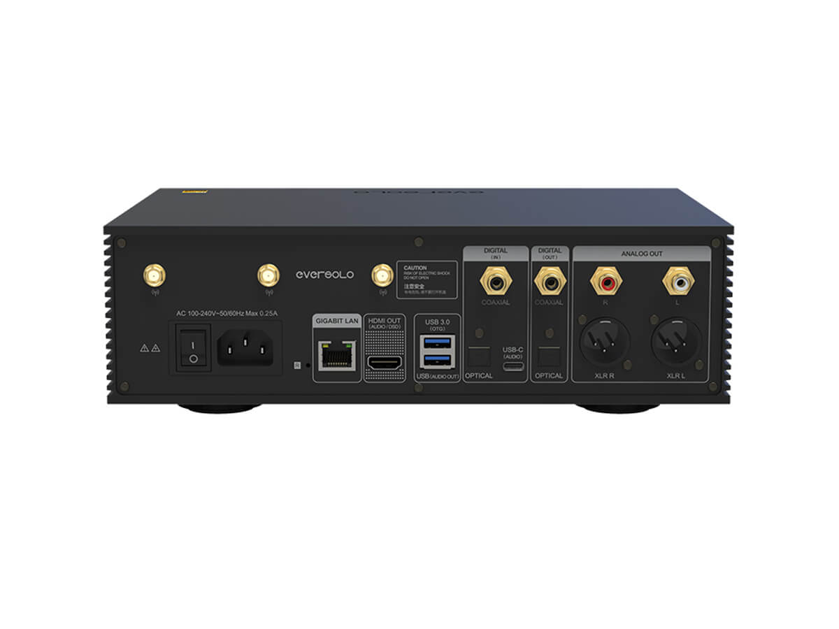 Eversolo DMP-A6 Network Audio Streamer - High-Resolution Music Player for Home Theater & Audiophile Systems | Perfect for Streaming Spotify, Tidal & FLAC Files