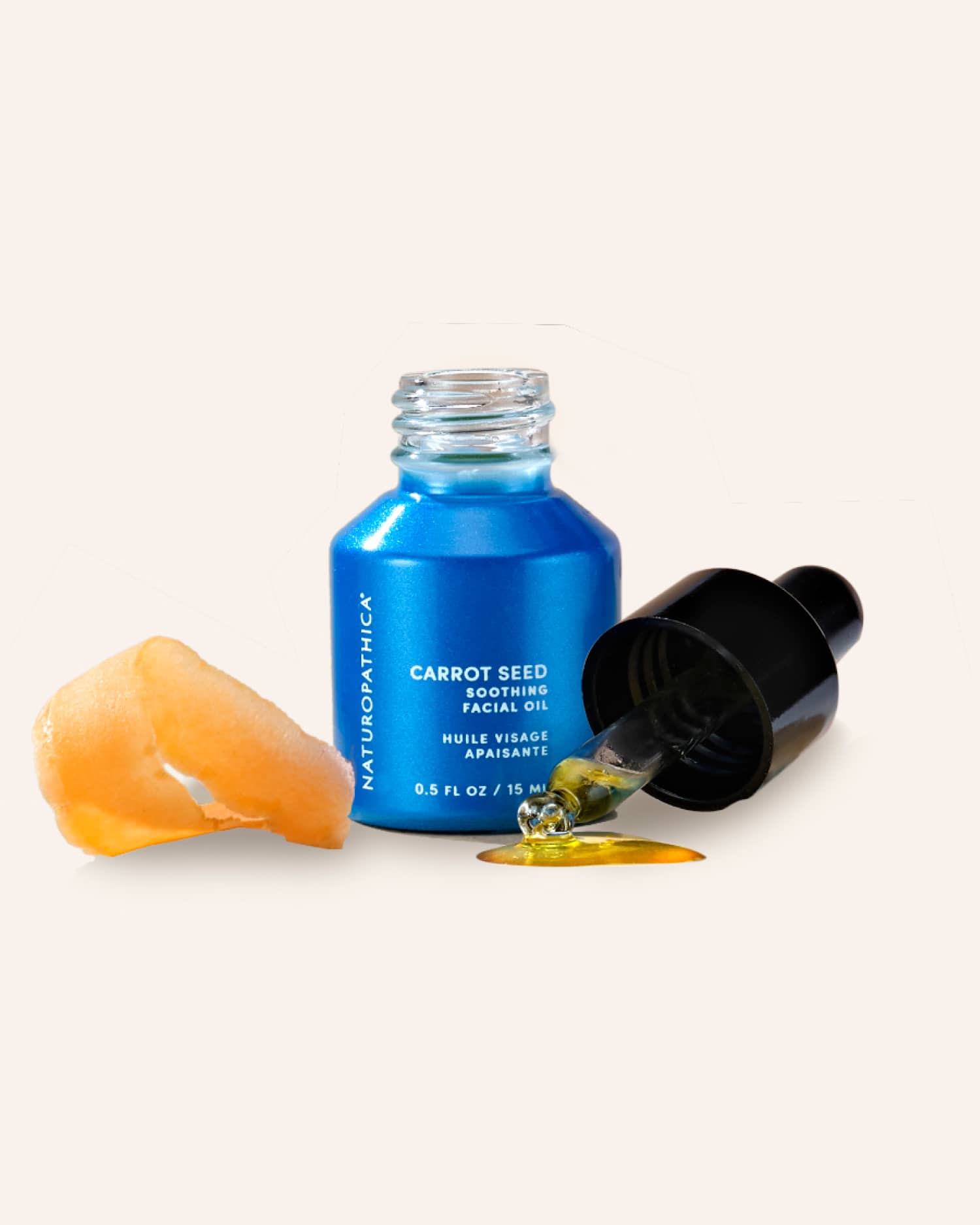 Organic Carrot Seed Soothing Facial Oil for Dry & Sensitive Skin - Hydrating Anti-Aging Serum for Night & Day Use - Perfect for Facial Massage & Skincare Routine