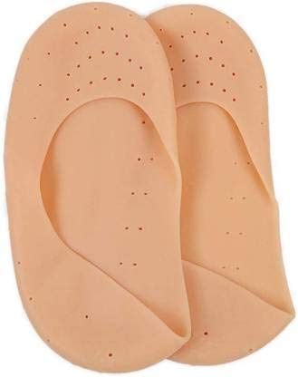 KPS Anti Crack Full Length Silicone Foot Protector Moisturizing Socks for Dry Cracked Feet & Heel Care - Pain Relief Gel Socks for Men & Women - Non-Slip Design - Ideal for Overnight Foot Treatment, Diabetic Foot Care & Post-Pedicure Use (1 Pair)