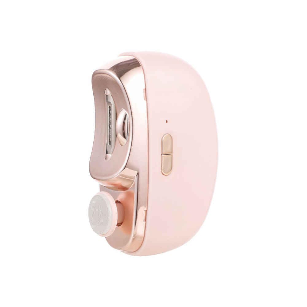 Electric Nail Grinder for Baby & Adults - Multi-Function Nail Trimmer with Polisher, Anti-Splash & Anti-Pinch Design, Safe Automatic Nail Clipper (Pink) - Perfect for Home Use, Travel & Baby Care