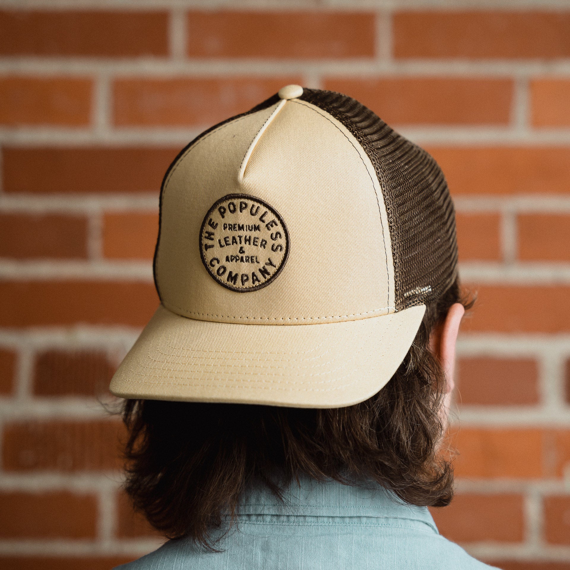 Outfield Meshback Baseball Cap in Tan - Lightweight & Breathable for Outdoor Sports & Casual Wear