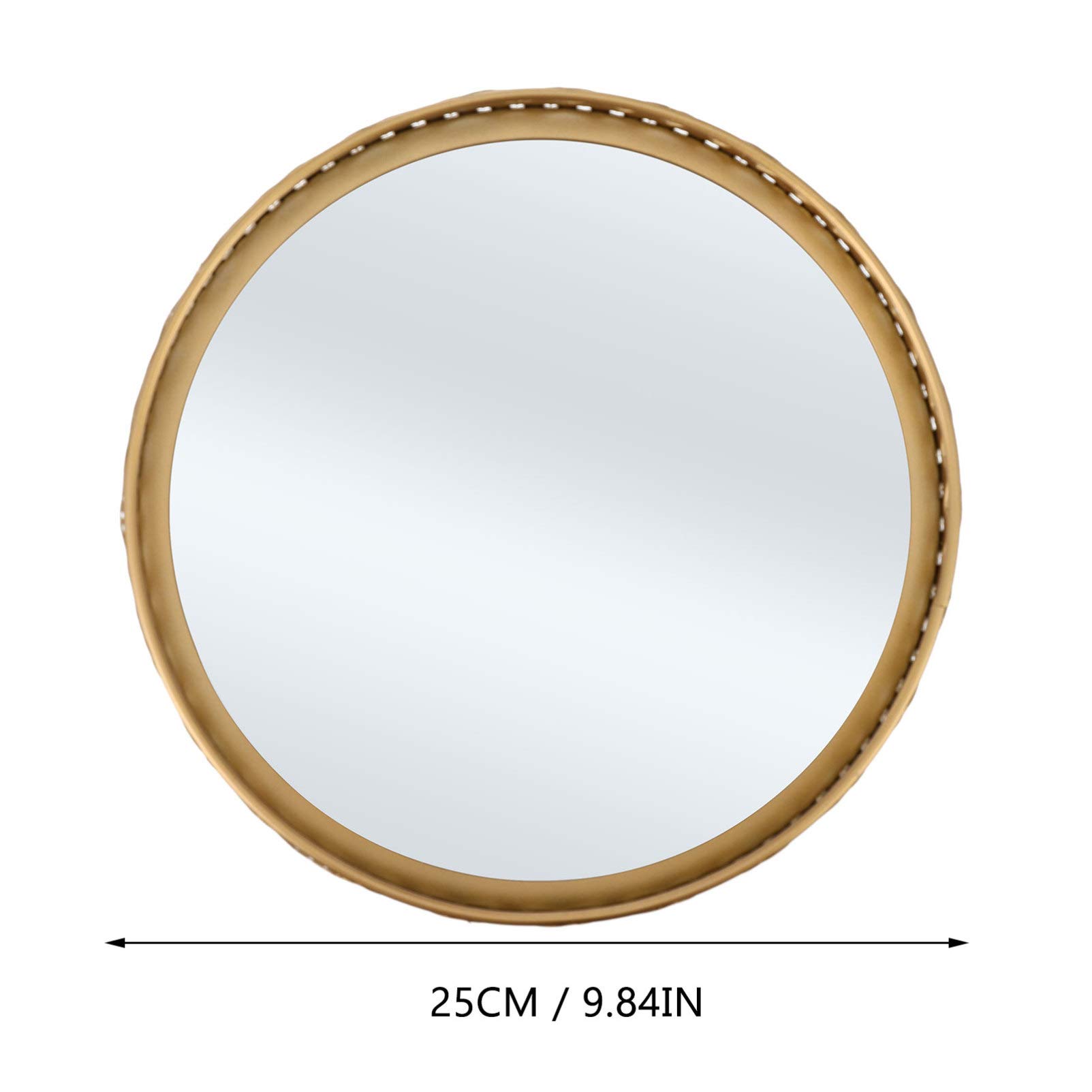 Elegant European-Style Mirror Tray - Multipurpose Glass Plate for Jewelry Storage, Cosmetics Organizer & Home Decor | Perfect for Vanity, Dresser & Bathroom Organization