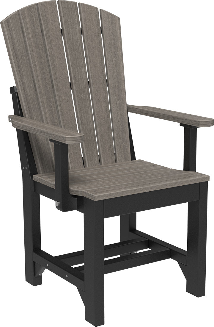 Premium Adirondack Arm Chair - Outdoor Dining Height, Weather-Resistant & Comfortable - Perfect for Patio, Deck, Garden, and Backyard Relaxation