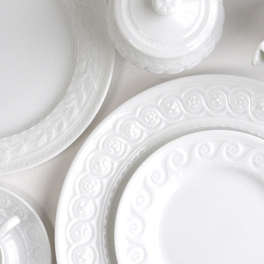 Bernardaud Louvre Plate - Fine French Porcelain Dinner Plate for Elegant Dining & Home Decor - Perfect for Restaurants, Weddings & Special Occasions