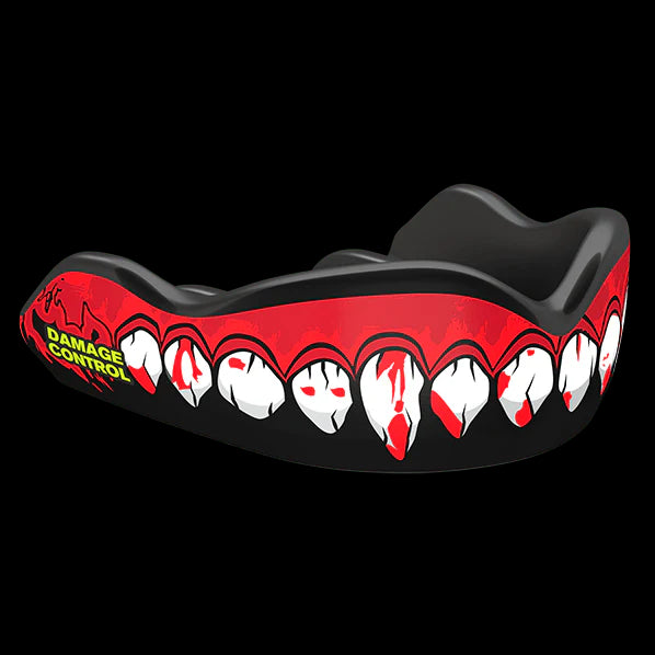 DC Youth Mouth Guard with Bleeding Fangs - Custom Fit Dental Protector for Sports & Halloween Cosplay