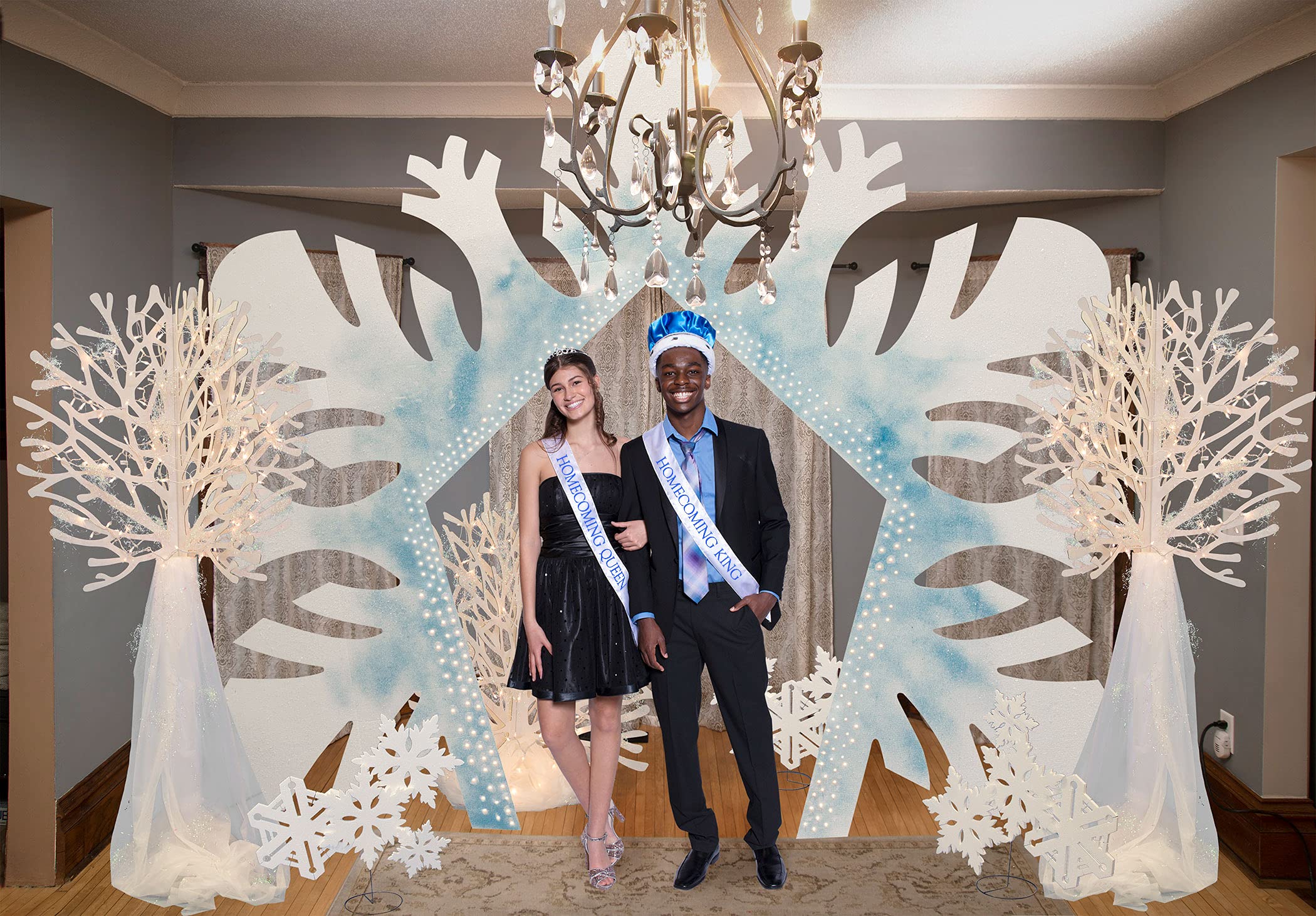 Royal Winter Homecoming Decorations & Accessories by Anderson's – Perfect for Winter Dances, Parties, and Seasonal Celebrations