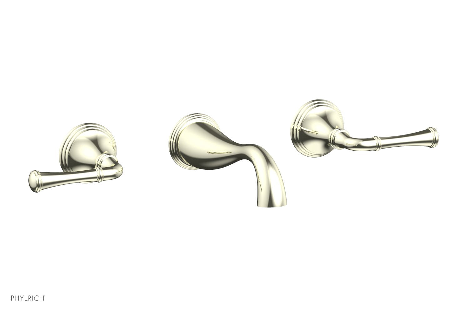 3RING Wall Tub Set D1205 - Modern Bathroom Faucet with 3-Handle Design for Sink and Bathtub, Perfect for Home Renovation and Luxury Bathroom Upgrade