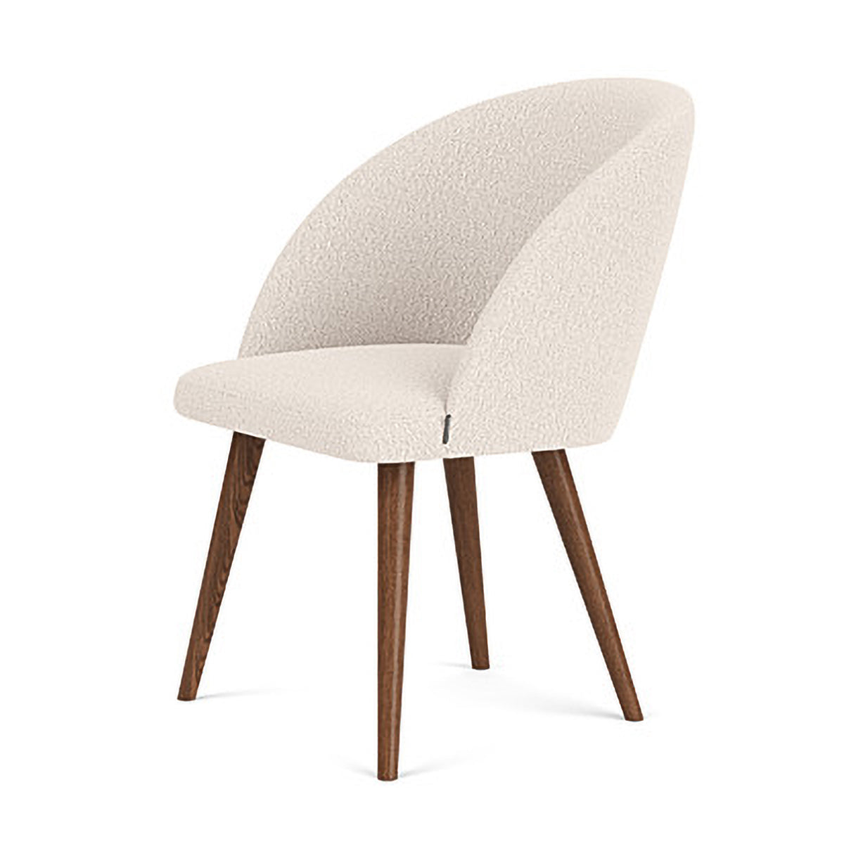Holly Boucle Dining Chair - Modern Upholstered Accent Chair for Kitchen, Dining Room & Office - Comfortable & Stylish Home Decor