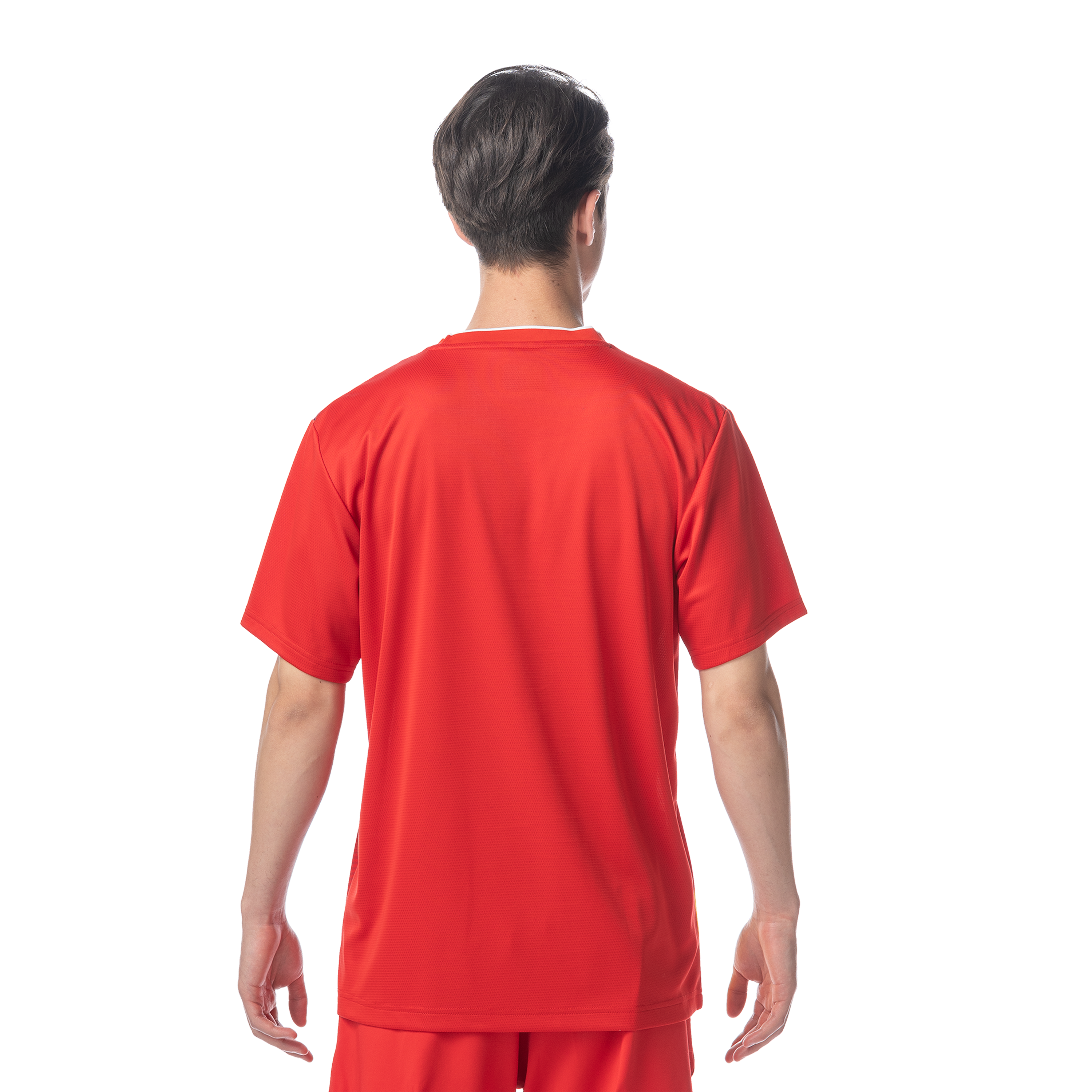 Yonex Premium Badminton Shirt 10517 - Unisex Sports Top in Ruby Red | Breathable Performance Apparel for Badminton, Tennis & Casual Wear (Clearance Sale)