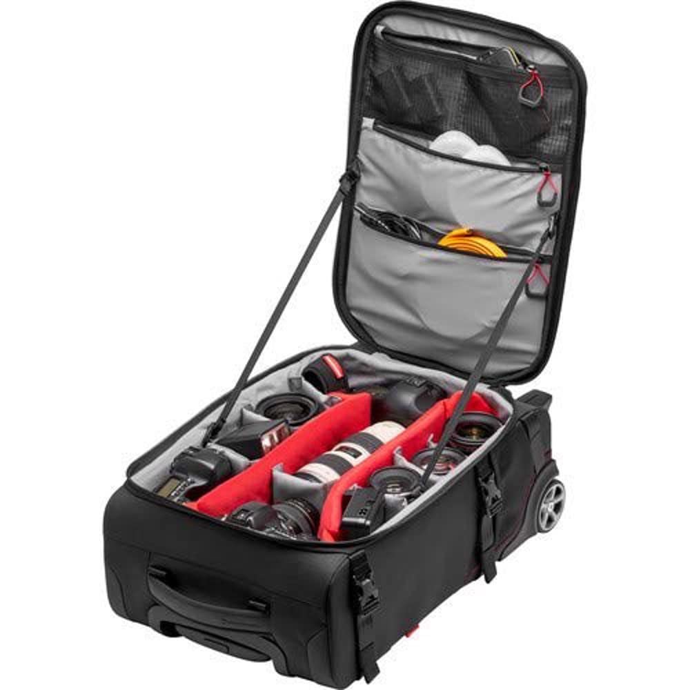 Manfrotto Switch-55 Pro Convertible Rolling Camera Backpack - 2-in-1 DSLR Camera Roller Bag & Professional Backpack for Camcorders, DSLR & Mirrorless Cameras - Holds 2 Camera Bodies & Lenses + 17
