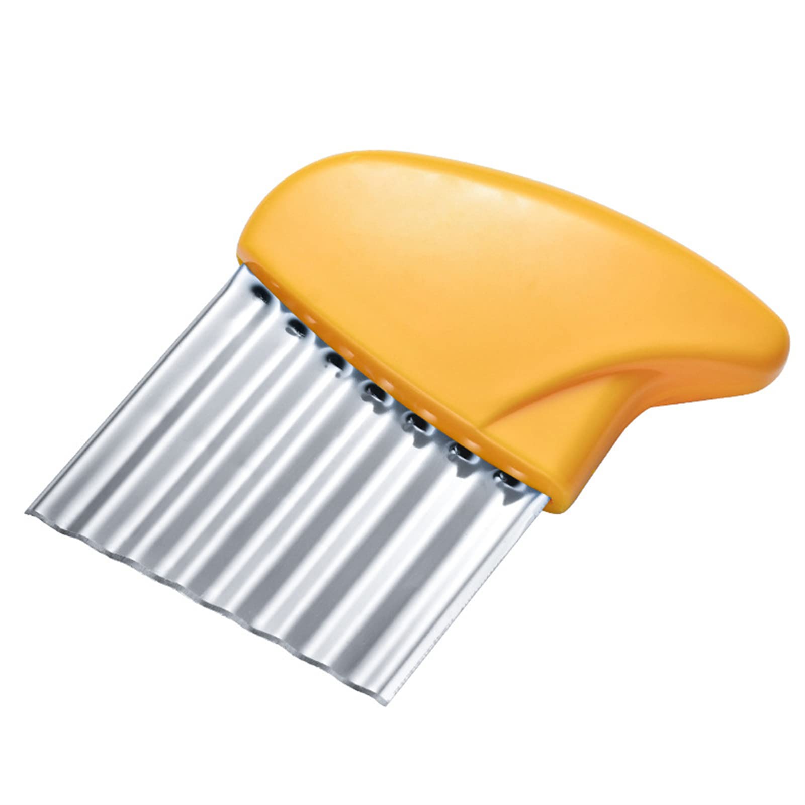 CHENMU Stainless Steel Vegetable & Potato Slicer - Wavy Cutter for Perfect French Fries, Veggie Chips & Kitchen Prep | Durable Potato Waver Tool for Home Cooking & Meal Prep