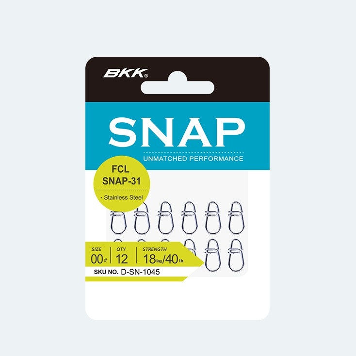 BKK FCL Snap 31 - High-Quality Fishing Lures for Bass, Trout & Saltwater - Perfect for Freshwater & Saltwater Fishing Adventures