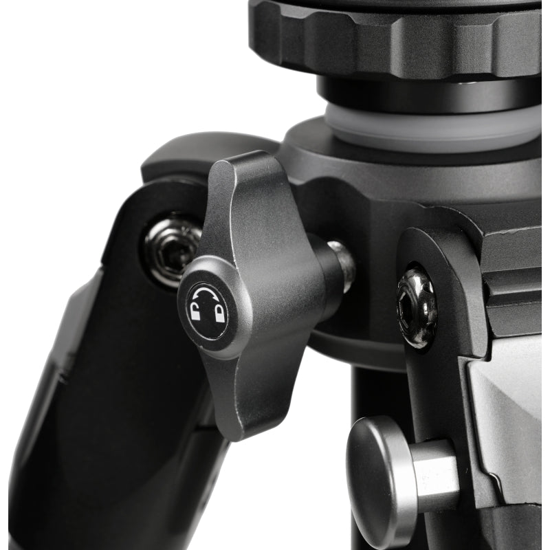 VEO 3 263CB Carbon Fiber Tripod with Dual Axis Ball Head - Lightweight Travel Tripod for DSLR Cameras, Perfect for Photography, Videography & Outdoor Adventures