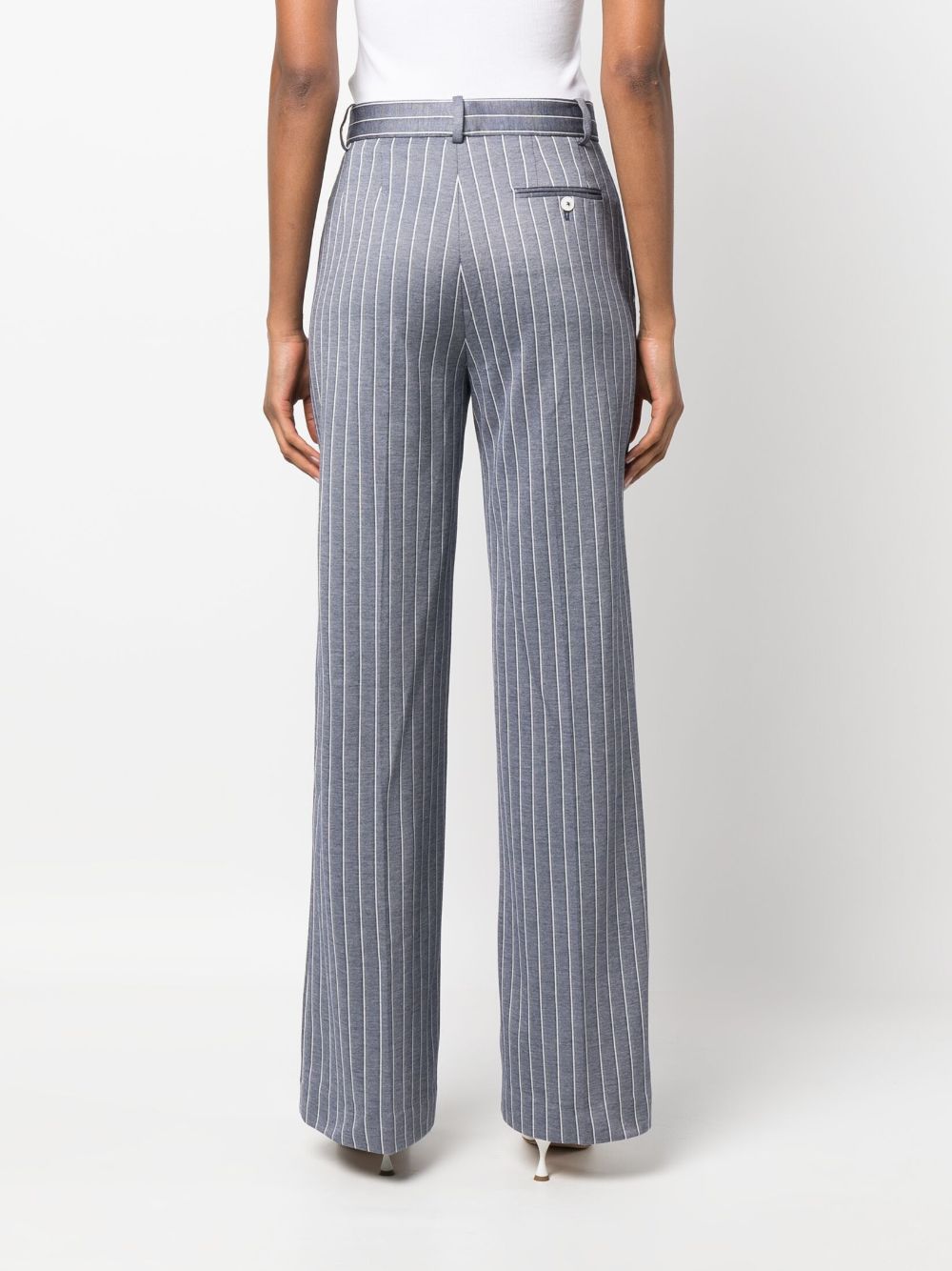 Circolo 1901 Men's Slim Fit Stretch Dress Pants in Navy Blue - Perfect for Office Wear & Business Casual Outfits