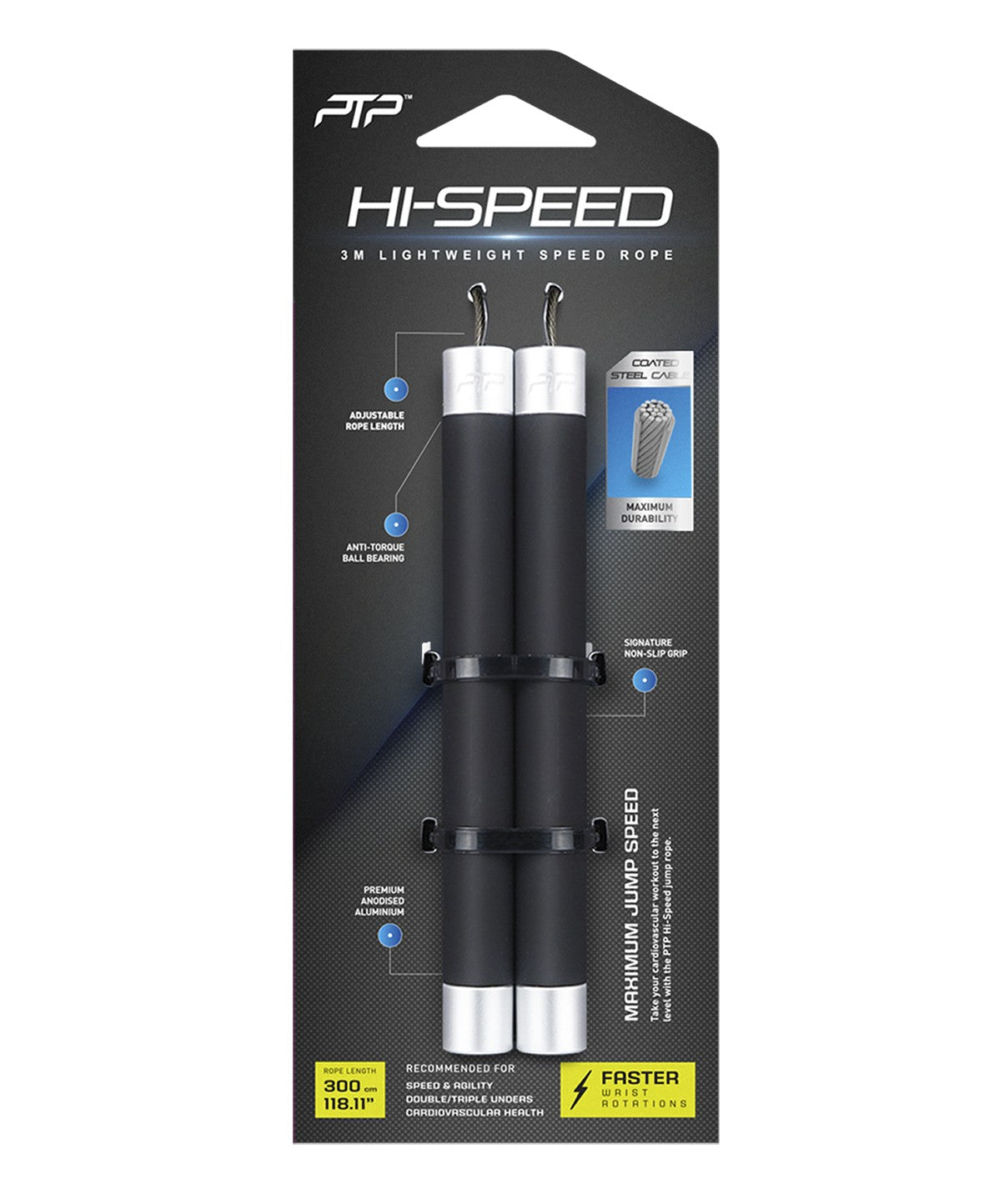 Best High-Speed Lightweight Jump Rope for CrossFit, Boxing & Home Workouts - Fast & Durable Skipping Rope for Fitness Training