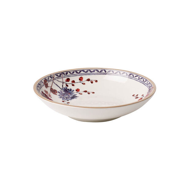 Artesano Provencal Lavender Pasta Bowl Set of 6 - Handcrafted Ceramic Dinnerware for Italian Cuisine & Home Decor | Perfect for Pasta, Salad, Soup Serving & Rustic Table Setting