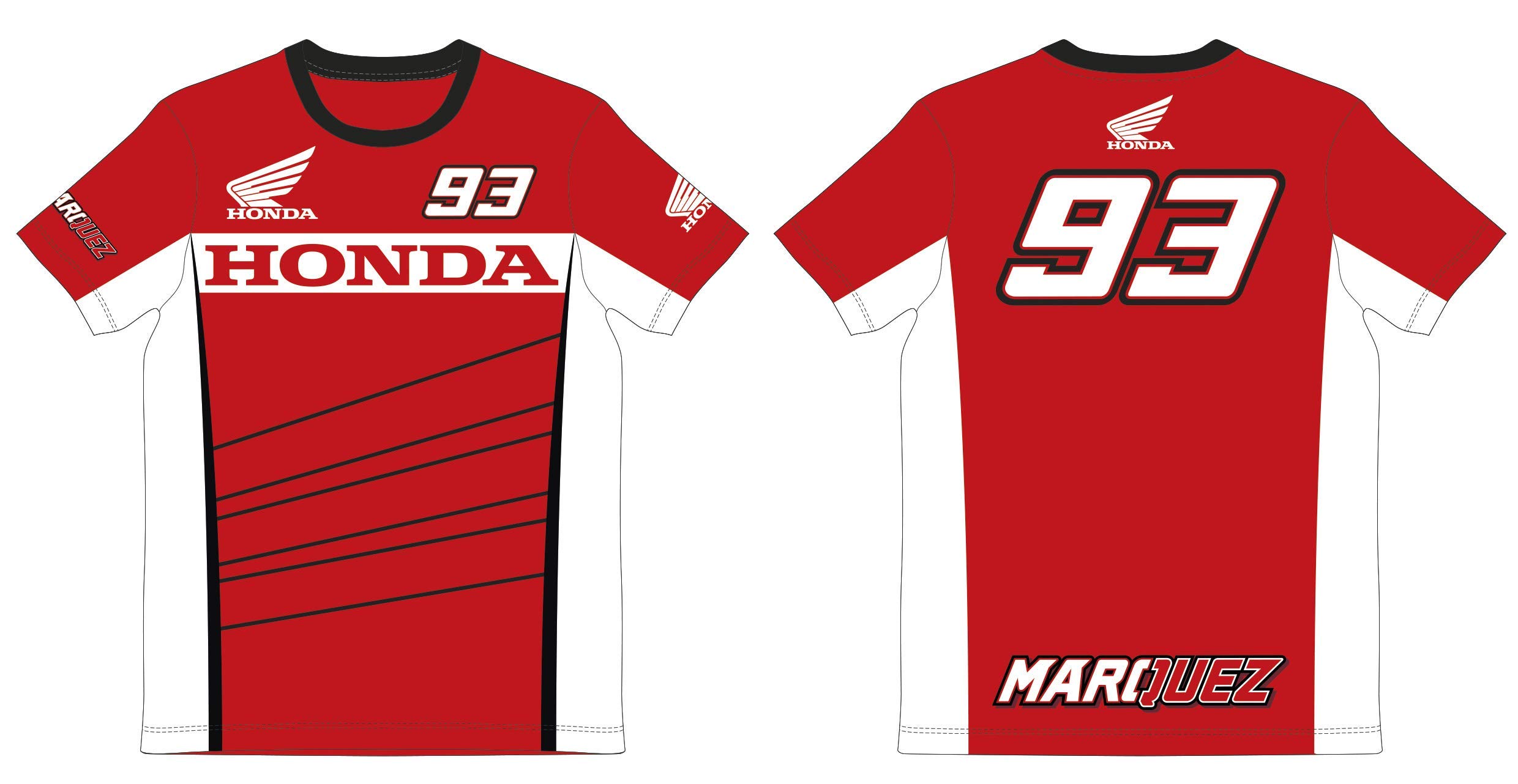 VR 46 Apparel Men's Marquez Graphic T-Shirt - Comfortable Cotton Tee for Motorcycle Racing Fans - Perfect for Casual Wear, Bike Rides & Fan Events