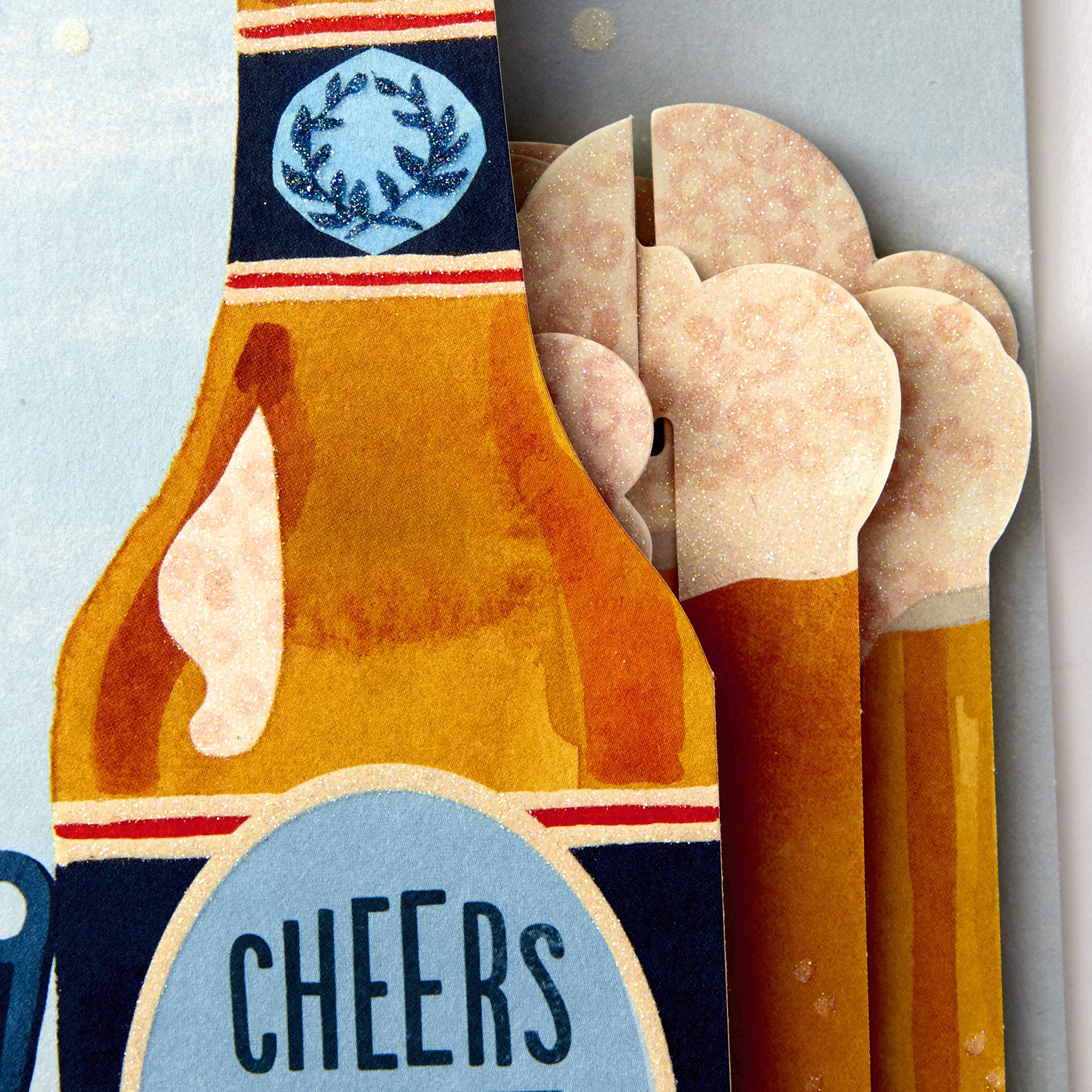Hallmark Pop Up Birthday Card with Beer Design - 3D Displayable Greeting Card for Men, Dad, Husband - Perfect for Birthdays, Anniversaries & Special Occasions