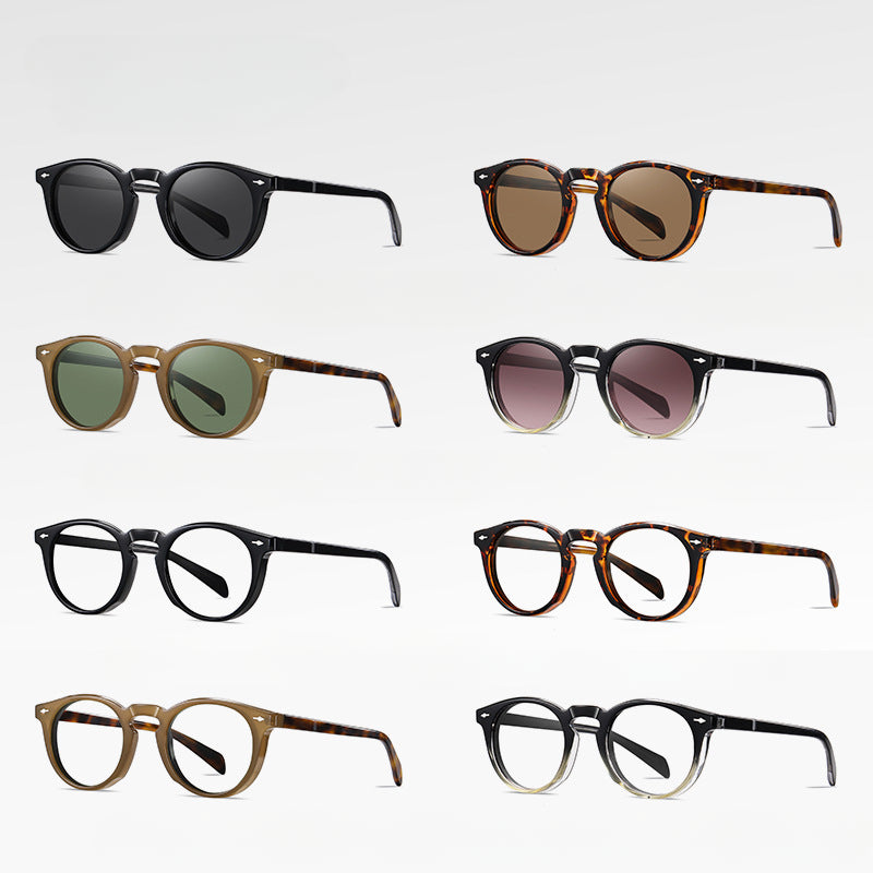 TR90 Lightweight Round Eyeglass Frames S31102 - Durable & Flexible Unisex Glasses for Reading, Computer Use & Daily Wear