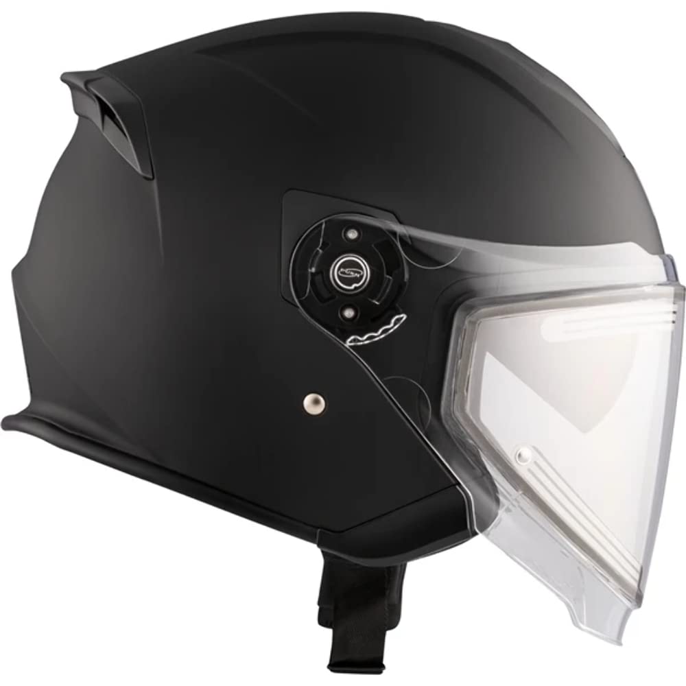 The Ultimate Winter Adventure with CKX Razor RSV Black Matte Snowmobile Helmet