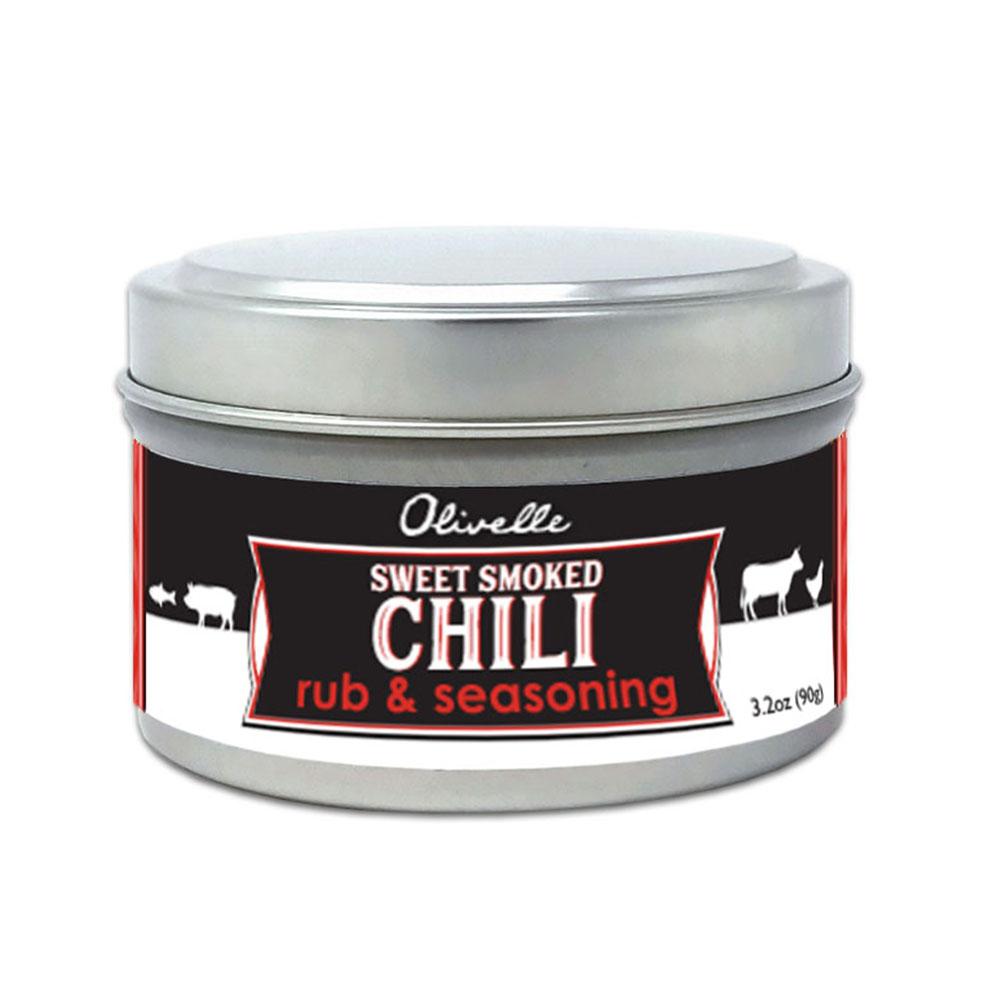 Premium Sweet Smoked Chili Rub Seasoning - Gourmet BBQ Dry Rub for Meats, Steaks & Ribs - Perfect for Grilling, Smoking & Home Cooking