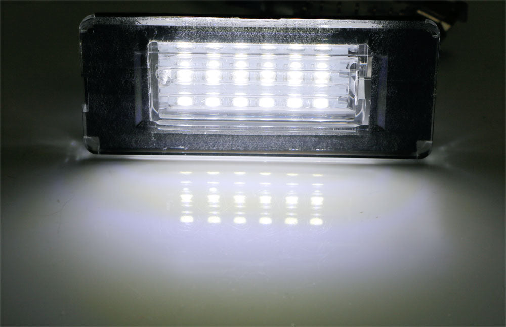 Direct Fit White LED License Plate Lights for MINI Cooper R56 R57 R58 R59 - Bright & Durable Replacement Bulbs for Enhanced Night Visibility & Style Upgrade
