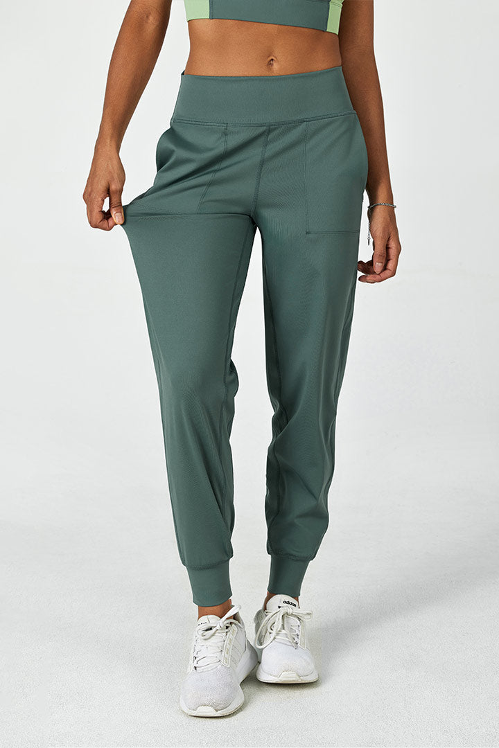 FlexEase™ High Waist Jogger Pants for Women - Soft Stretchy Comfortable Workout & Lounge Wear - Perfect for Yoga, Running and Casual Everyday Outfits