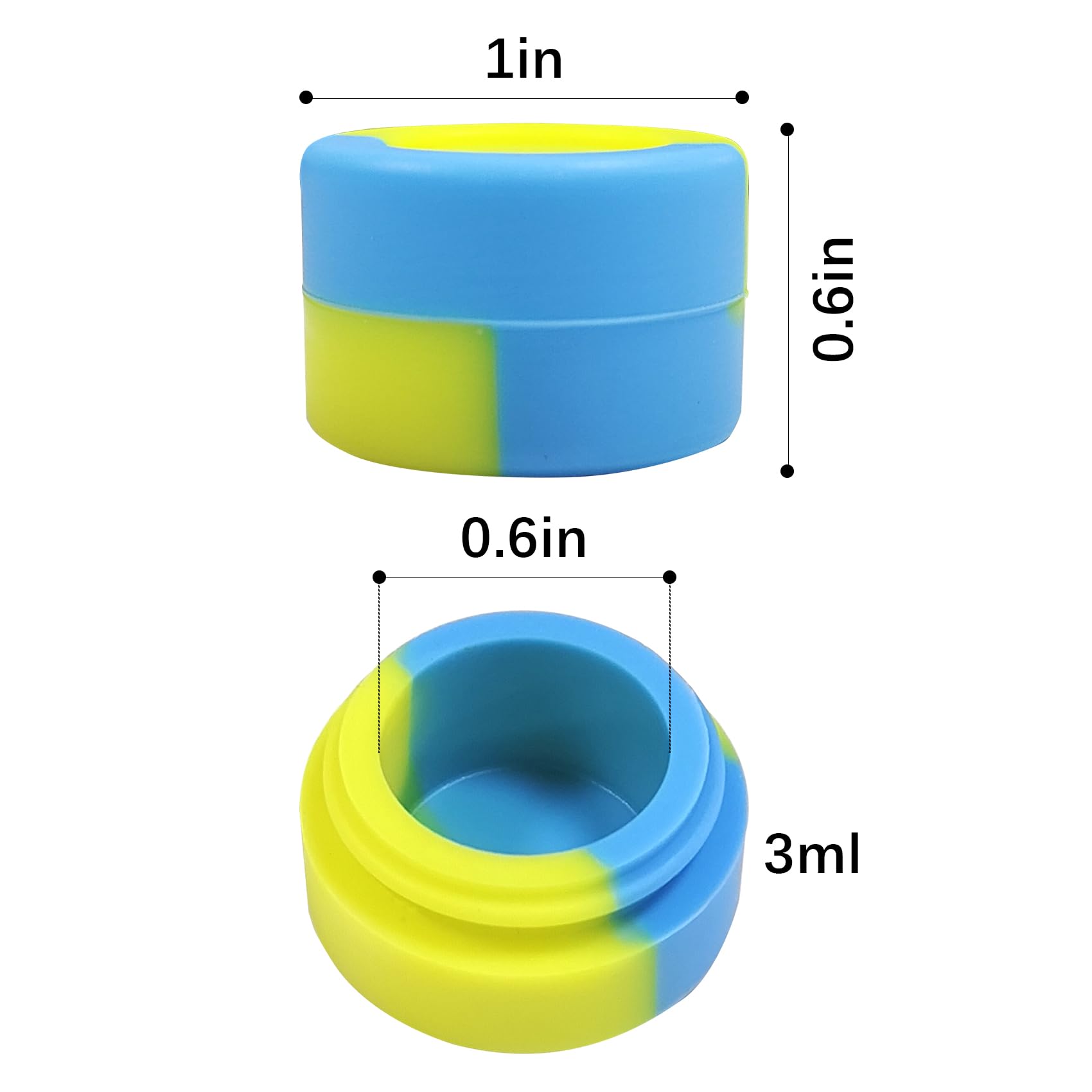 20Pcs Silicone Food Storage Containers Set - Oil Bottles, Small Jars with Lids, Slime Containers & Travel Kitchen Mats - Perfect for Meal Prep, Pantry Organization & DIY Crafts