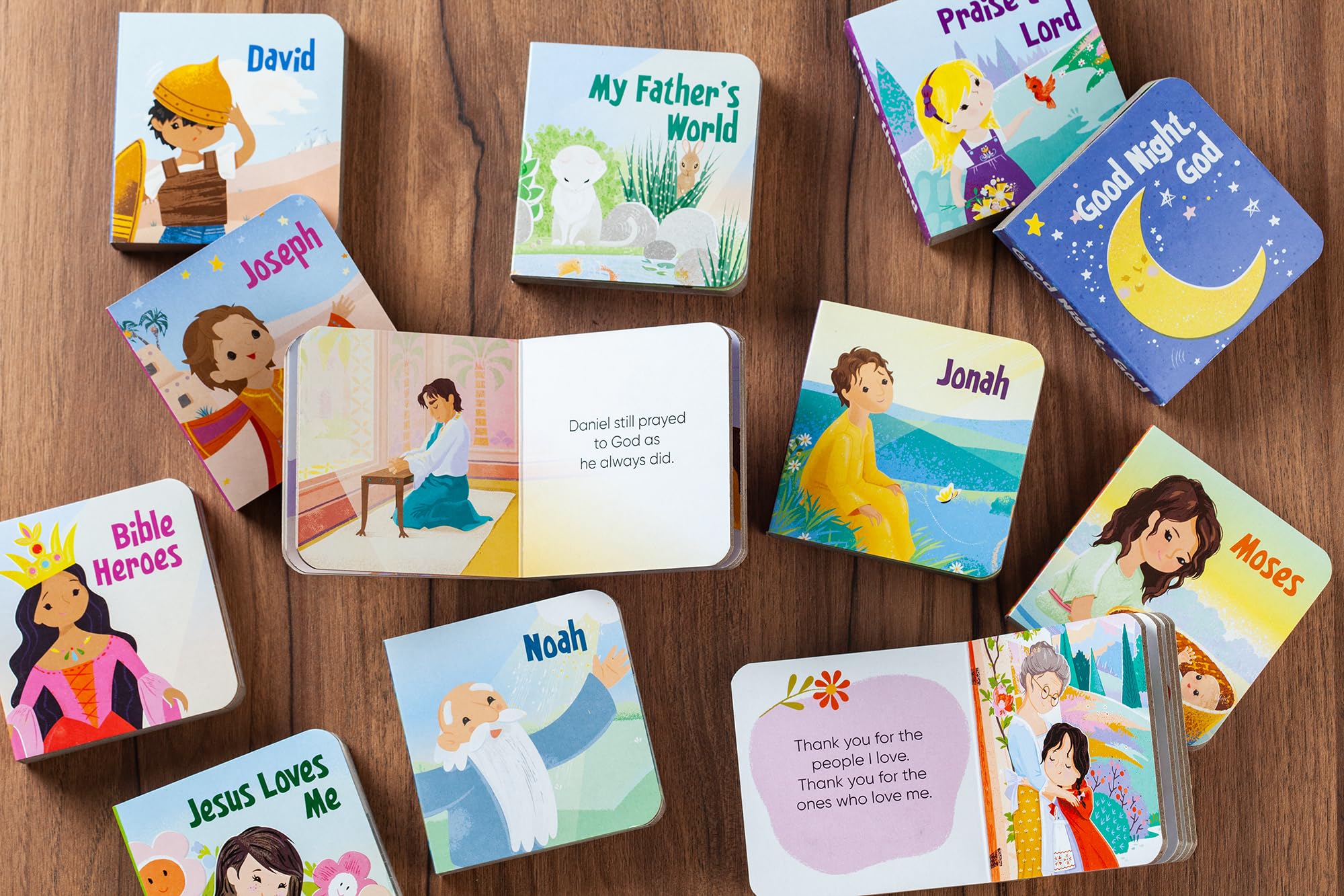 My Little Library: Bible Stories - 12 Board Books Set for Kids | Christian Children's Books for Early Learning & Bedtime Reading