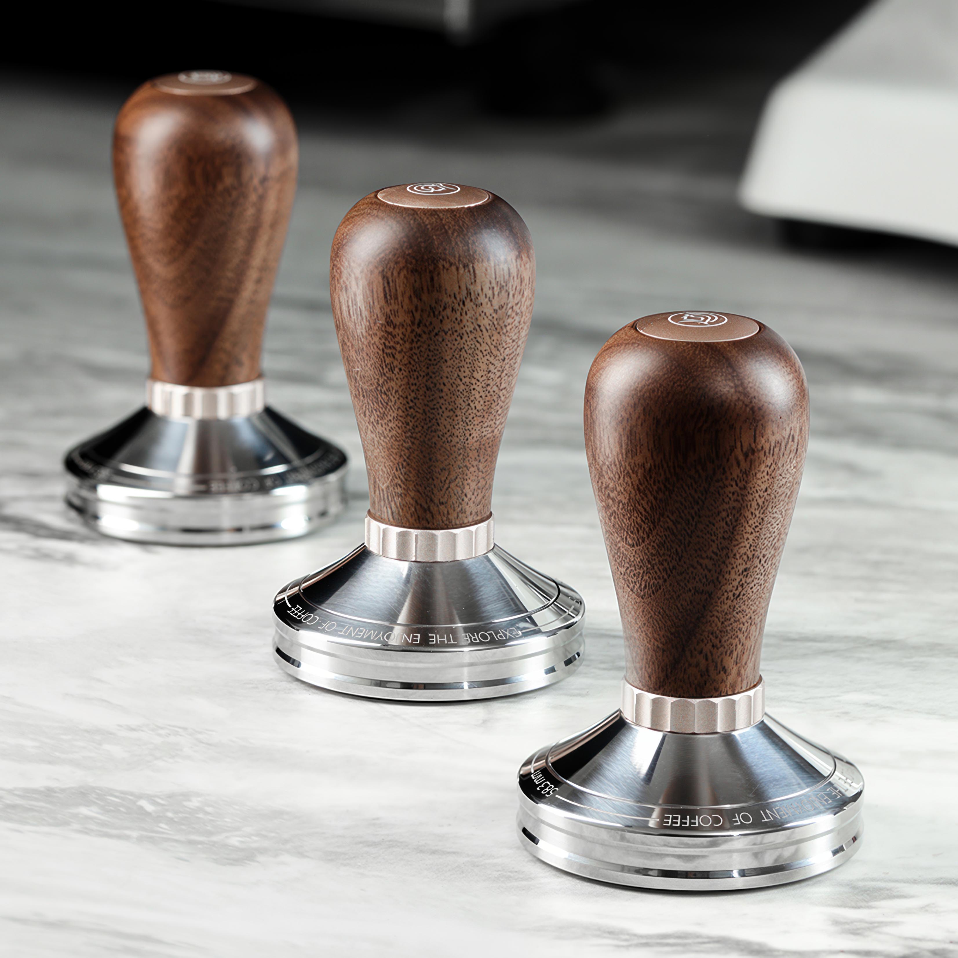 Manual Thunder Tamper - Heavy Duty Coffee Espresso Tamper for Barista & Home Use - Perfect for Espresso Machines, Coffee Shops & Home Brewing